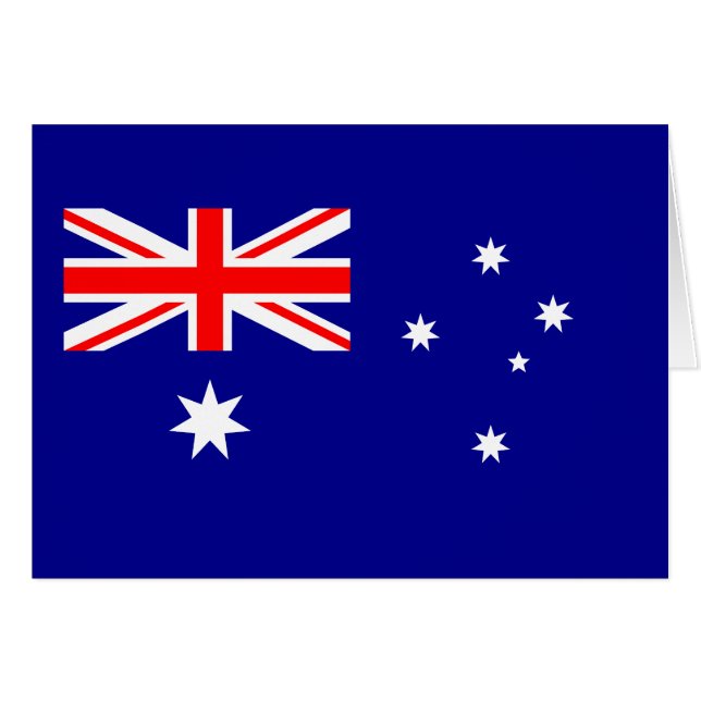 Patriotic Australian Flag (Front Horizontal)