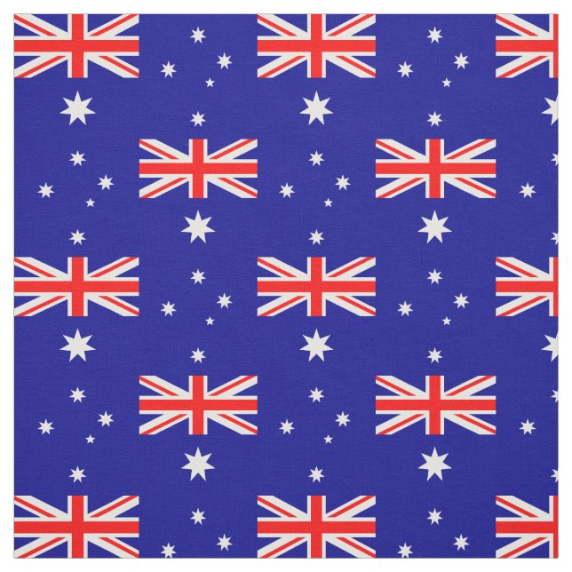 Patriotic Australian Flag Fabric (Swatch)