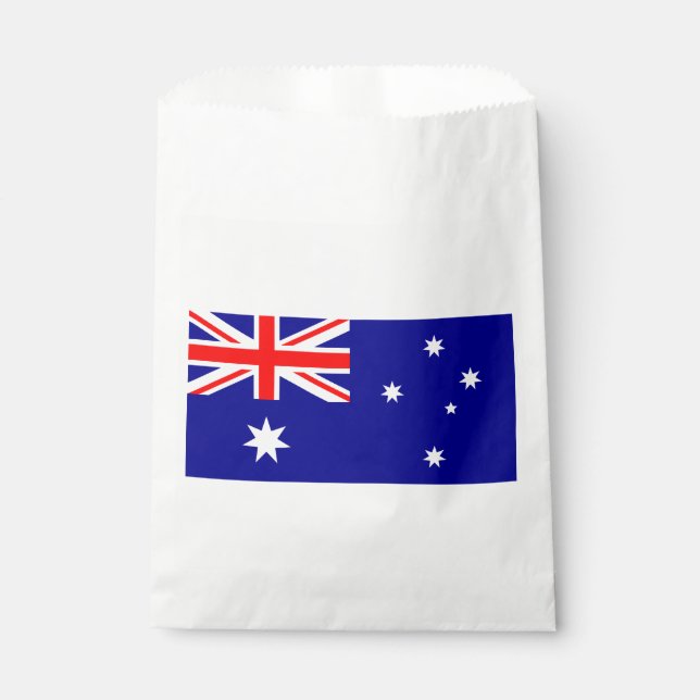 Patriotic Australian Flag Favour Bags (Front)