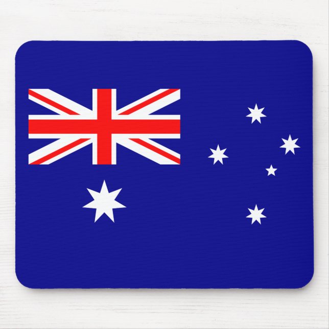 Patriotic Australian Flag Mouse Pad (Front)
