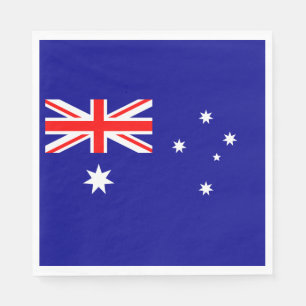 Patriotic Australian Flag Napkin