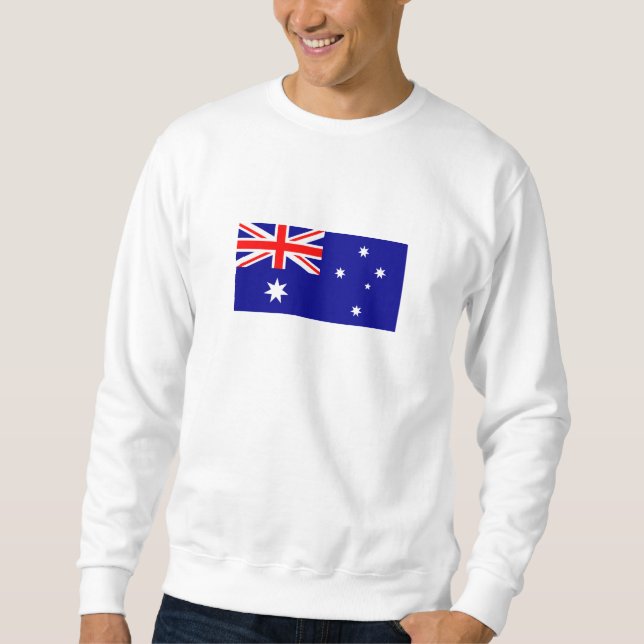 Patriotic Australian Flag Sweatshirt (Front)