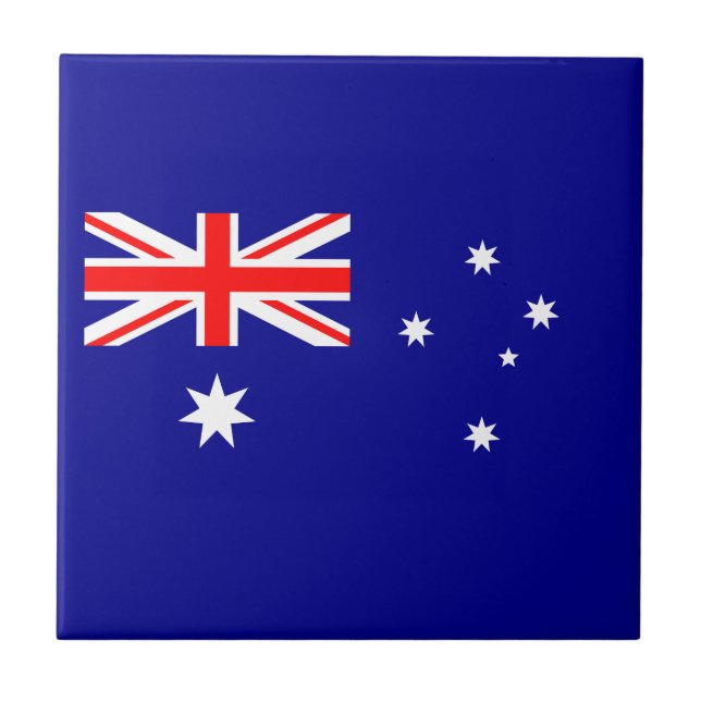 Patriotic Australian Flag Tile (Front)