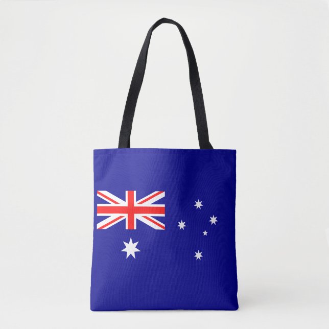 Patriotic Australian Flag Tote Bag (Front)