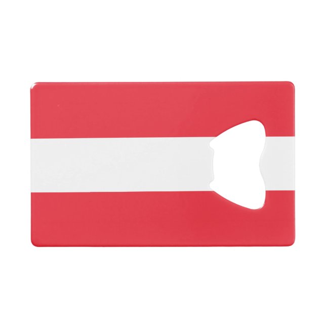 Patriotic Austrian Flag (Front (Horizontal))