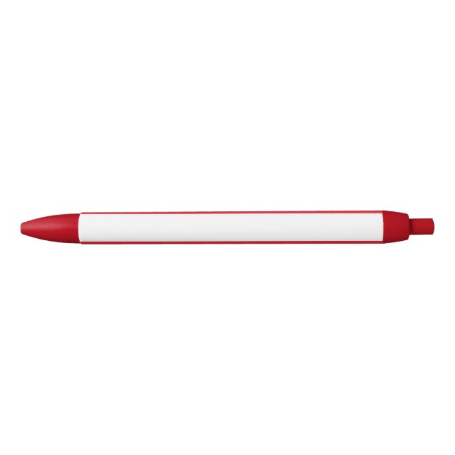 Patriotic Austrian Flag Black Ink Pen (Front)