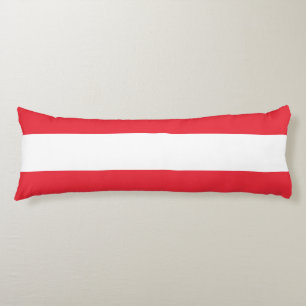 Patriotic Austrian Flag Body Cushion