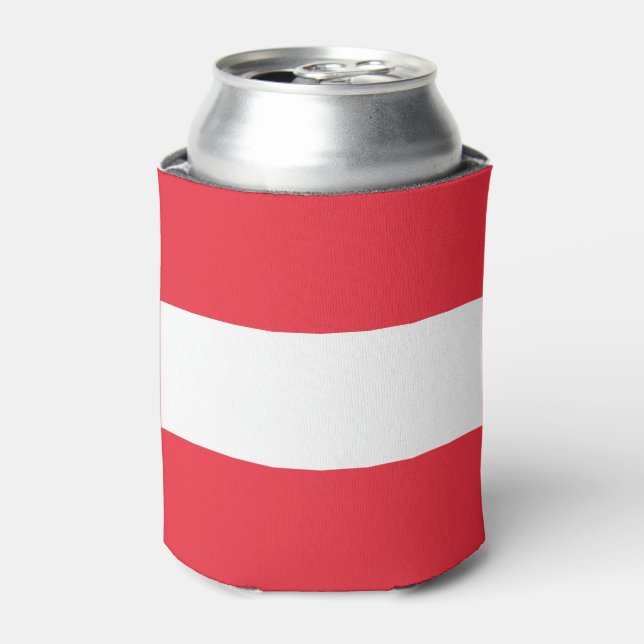 Patriotic Austrian Flag Can Cooler (Can Front)