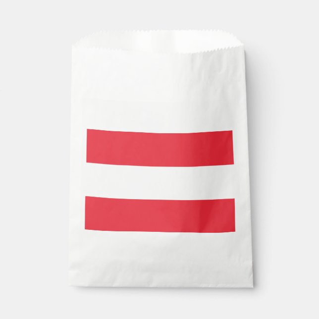 Patriotic Austrian Flag Favour Bag (Front)