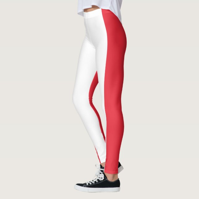 Patriotic Austrian Flag Leggings (Left)