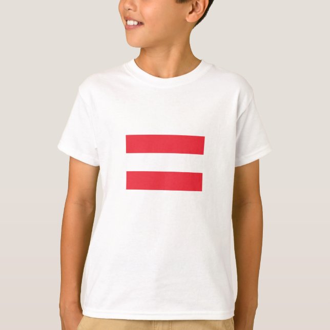 Patriotic Austrian Flag T-Shirt (Front)