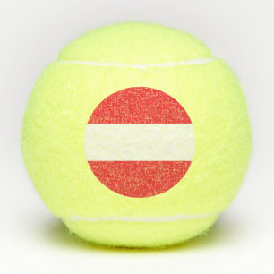 Patriotic Austrian Flag Tennis Balls