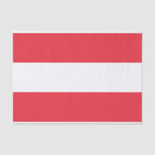 Patriotic Austrian Flag Tissue Paper