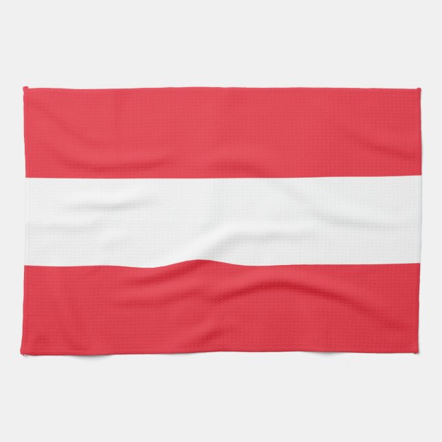 Patriotic Austrian Flag Towel (Horizontal)