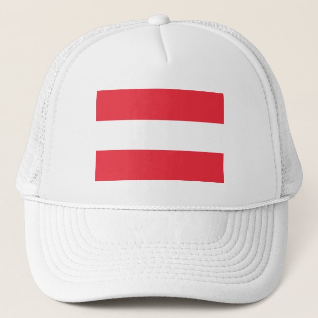 Patriotic Austrian Flag Trucker Hat (Front)