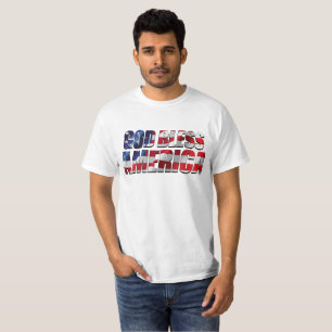 Patriotic Awesome God Bless America T-Shirt