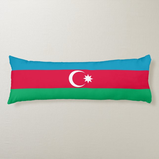 Patriotic Azerbaijan Flag Body Cushion (Front)