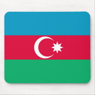 Patriotic Azerbaijan Flag Mouse Mat