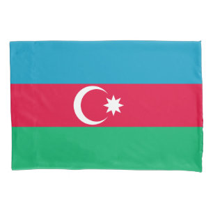 Patriotic Azerbaijan Flag Pillowcase