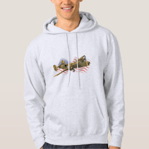 Patriotic B-24 Liberator WW2 Heavy Bomber Hoodie