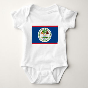 Patriotic baby bodysuit with flag Belise