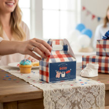 Patriotic Baby Shower Favour Box