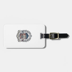 Patriotic Backyard Bird Feeder Vector Graphic Tee_ Luggage Tag
