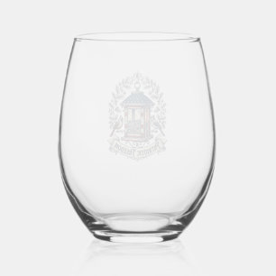 Patriotic Backyard Bird Feeder Vector Graphic Tee_ Stemless Wine Glass