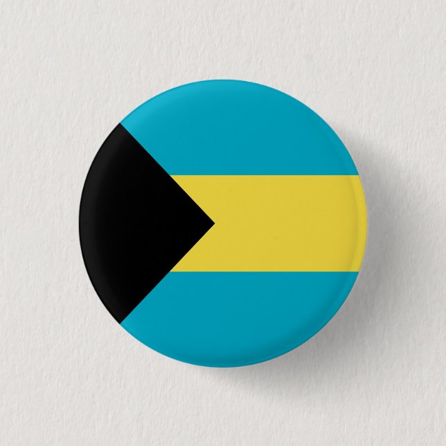 Patriotic Bahamian Flag 3 Cm Round Badge (Front)