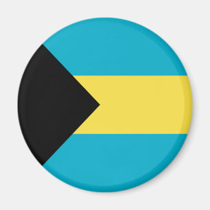 Patriotic Bahamian Flag Magnet