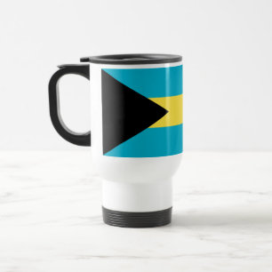 Patriotic Bahamian Flag Travel Mug