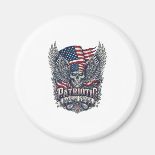 Patriotic Bandana Rocker Old Glory Music Rock Meta Magnet