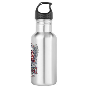 Patriotic Bandanna Rocker Old Glory Music Rock Met 532 Ml Water Bottle
