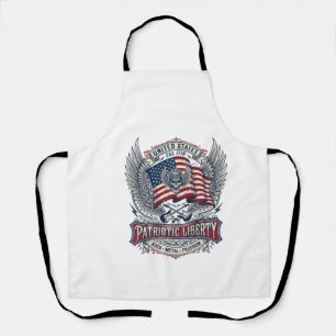 Patriotic Bandanna Rocker Old Glory Music Rock Met Apron