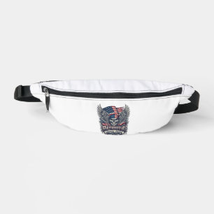 Patriotic Bandanna Rocker Old Glory Music Rock Met Bum Bags