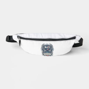 Patriotic Bandanna Rocker Old Glory Music Rock Met Bum Bags