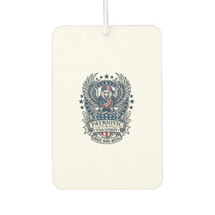 Patriotic Bandanna Rocker Old Glory Music Rock Met Car Air Freshener