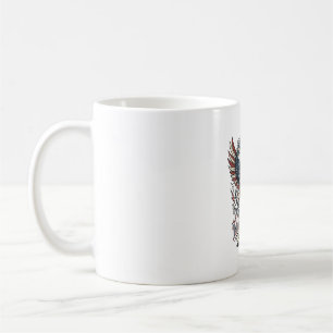 Patriotic Bandanna Rocker Old Glory Music Rock Met Coffee Mug