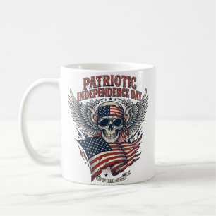 Patriotic Bandanna Rocker Old Glory Music Rock Met Coffee Mug