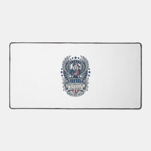 Patriotic Bandanna Rocker Old Glory Music Rock Met Desk Mat