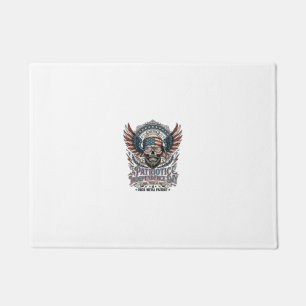 Patriotic Bandanna Rocker Old Glory Music Rock Met Doormat