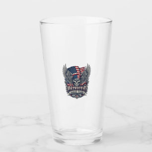Patriotic Bandanna Rocker Old Glory Music Rock Met Glass