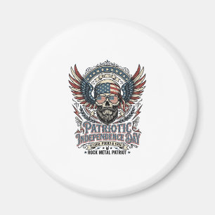 Patriotic Bandanna Rocker Old Glory Music Rock Met Magnet