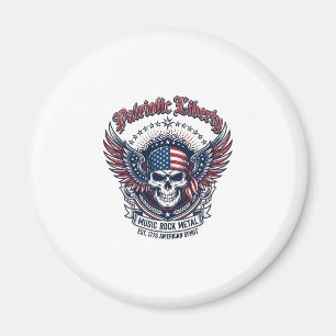 Patriotic Bandanna Rocker Old Glory Music Rock Met Magnet