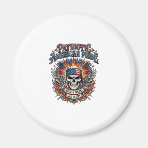 Patriotic Bandanna Rocker Old Glory Music Rock Met Magnet