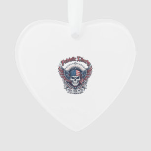 Patriotic Bandanna Rocker Old Glory Music Rock Met Ornament