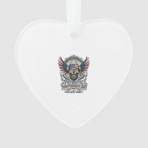 Patriotic Bandanna Rocker Old Glory Music Rock Met Ornament