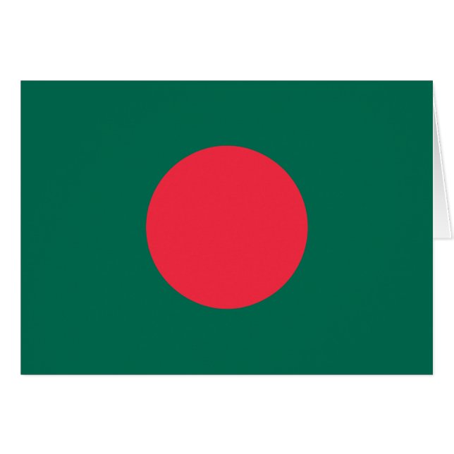 Patriotic Bangladeshi Flag (Front Horizontal)