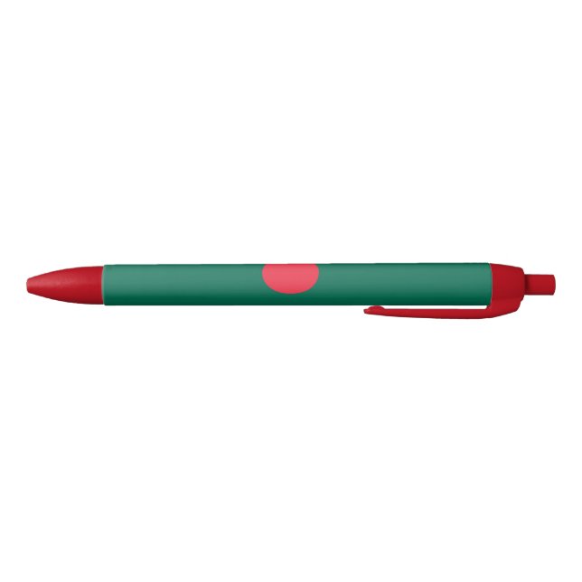 Patriotic Bangladeshi Flag Blue Ink Pen (Bottom)