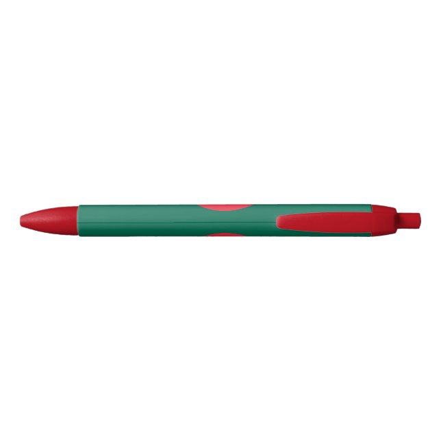 Patriotic Bangladeshi Flag Blue Ink Pen (Back)